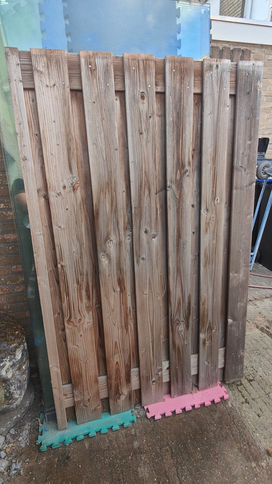 Grenen schuttingdeel 180x115cm - Netjes en hard, Tuin en Terras, Ophalen