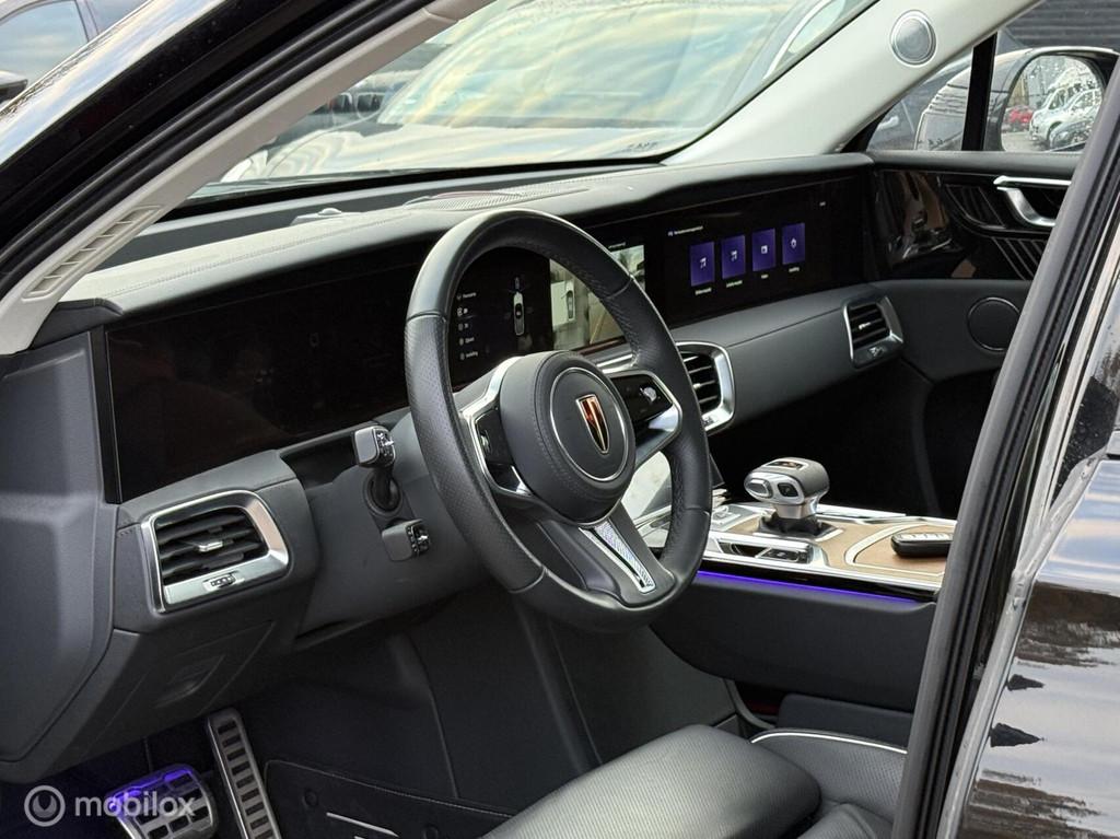 Hongqi E-HS9 President 99 kWh 6P Luchtvering-Pano-Trekhaak-, Automaat, E-HS9, Zwart, Leder