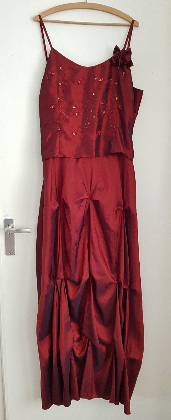 Galajurk feestjurk rood (XL) - NIEUW / ONGEDRAGEN!, Kleding | Dames, Gelegenheidskleding, Galajurk, Maat 46/48 (XL) of groter
