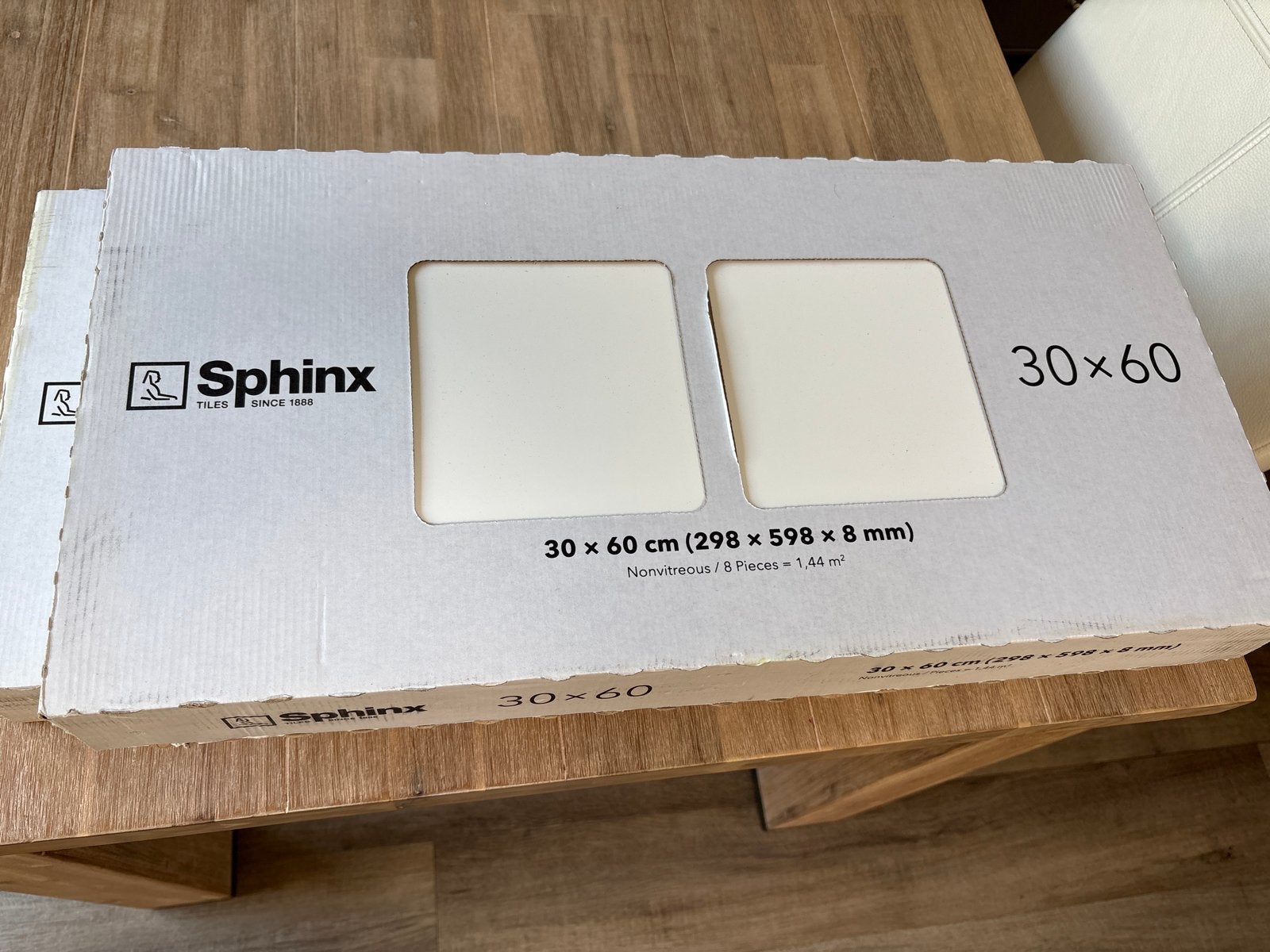 Sphinx Tegels 30x60 cm - Nieuw in doos (1,44 m²), Ophalen, 40 tot 60 cm, Keramiek, Nieuw
