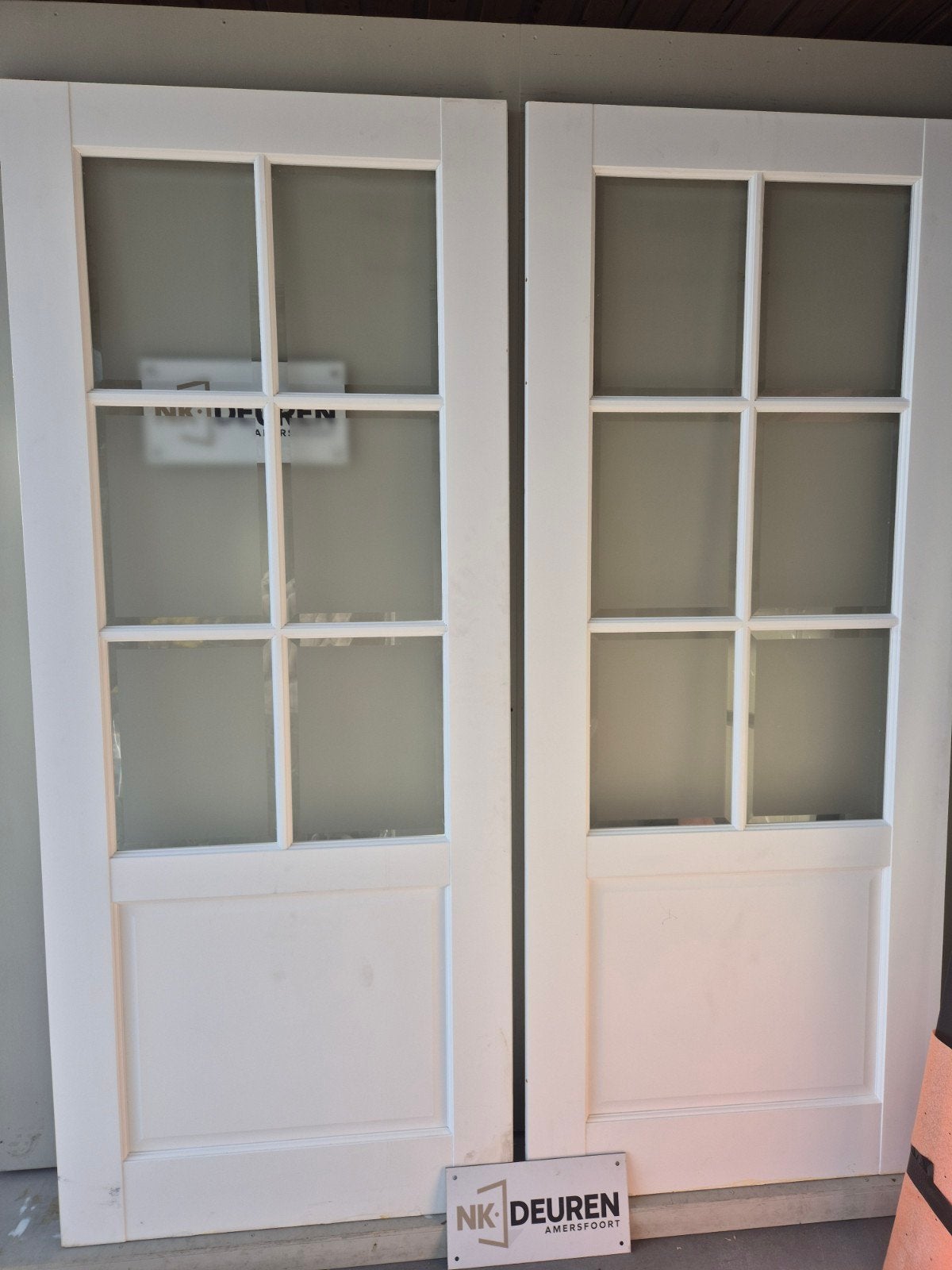 2 x Skantrae Opdek Li mat facet glas (93x231,5) NIEUW (nr75), Ophalen, Binnendeur, Nieuw, Glas