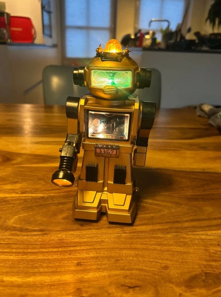 Vintage Botoy Forcebot 3367 - Gouden Robot (Werkend/Dickie), Verzenden, Overige typen