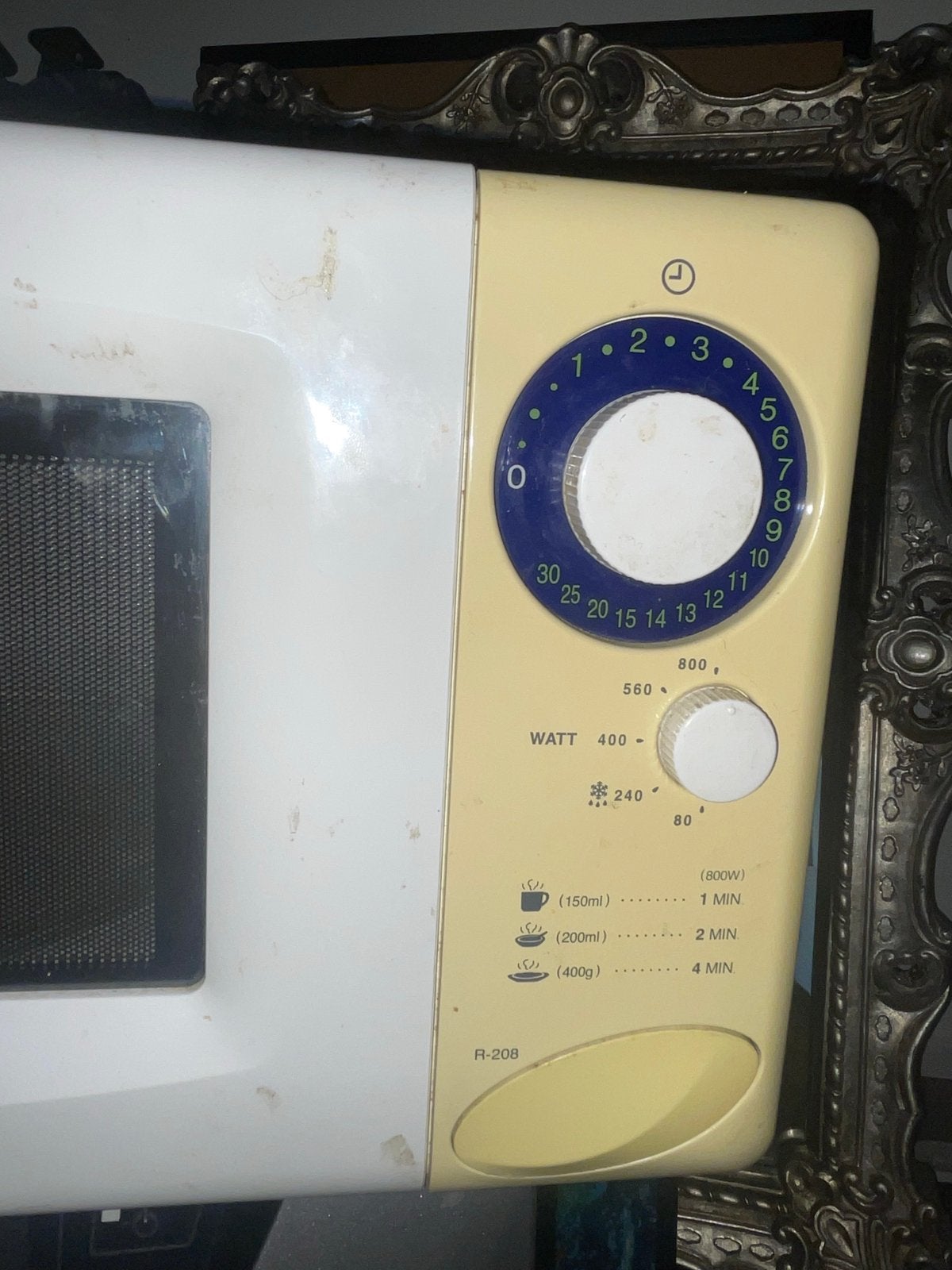 Sharp R-208 Magnetron - Gebruikt, Gebruikt, Ophalen of Verzenden, Magnetron, Draaiplateau