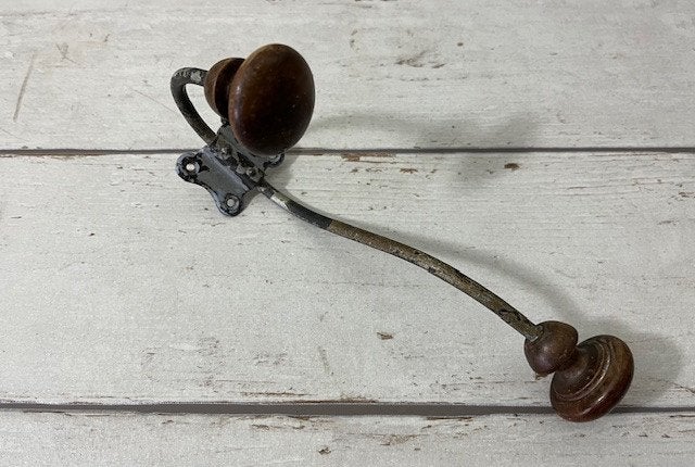 Antieke Franse dubbele kapstokhaak, Antiek en Kunst, Antiek | Woonaccessoires, Ophalen of Verzenden