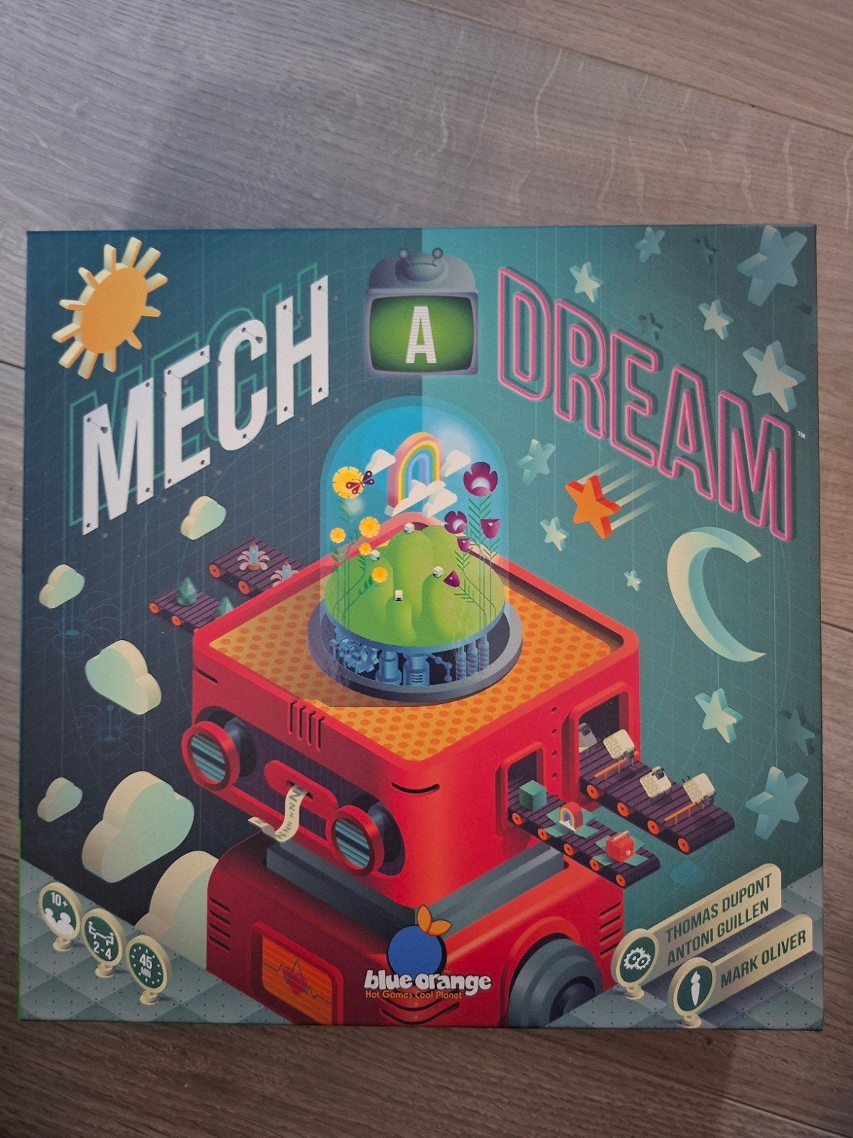 Mech A Dream Bordspel - Ongespeeld, Hobby en Vrije tijd, Een of twee spelers, Ophalen of Verzenden, Zo goed als nieuw, Blue Orange Games