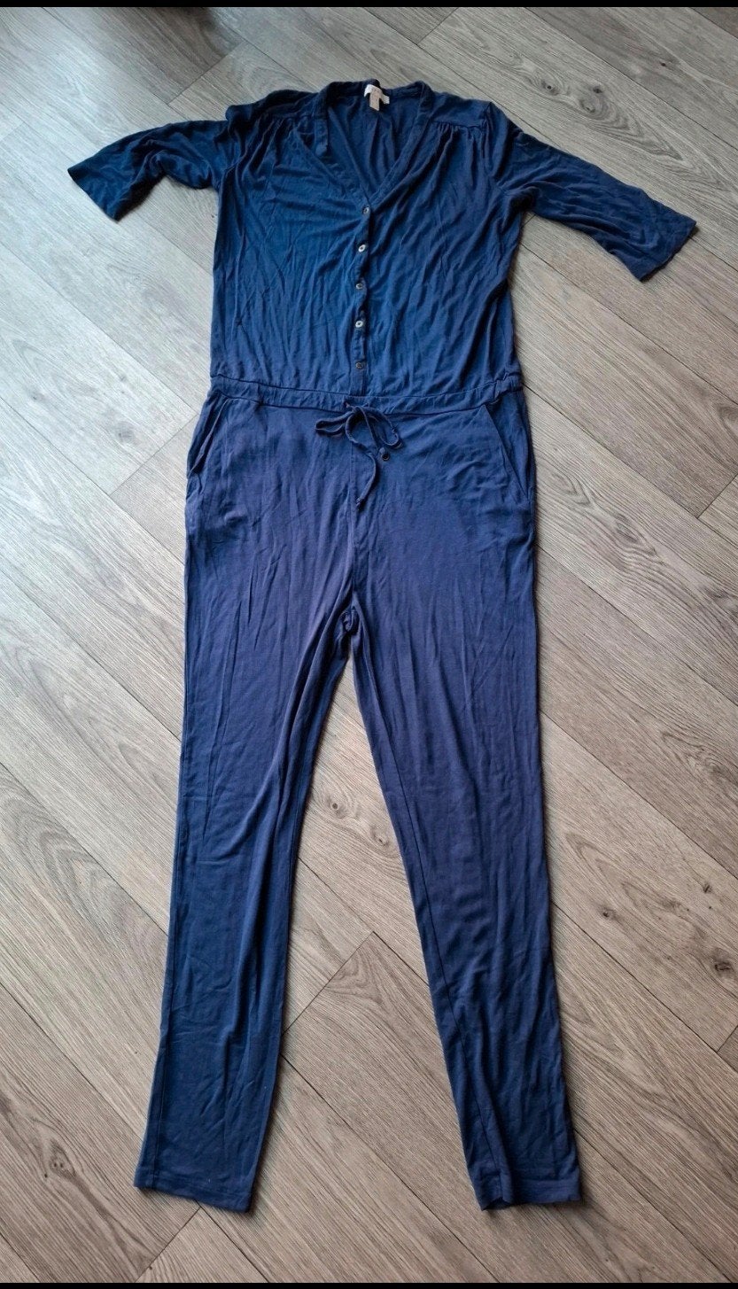 Esprit Jumpsuit Maat 38 - Zgan!, Kleding | Dames, Maat 38/40 (M), Blauw, Ophalen of Verzenden, Zo goed als nieuw