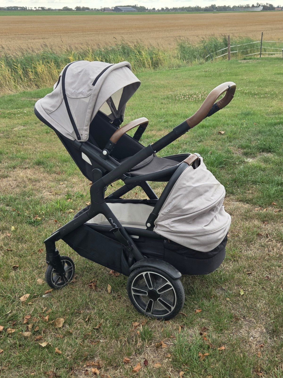 Demi Nuna Grow Kinderwagen Combi met accessoires, Overige merken, Gebruikt, Ophalen of Verzenden, Combiwagen