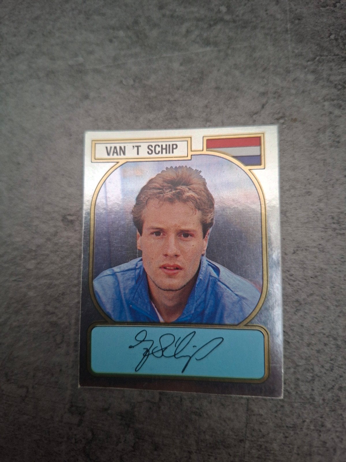 Panini sticker Voetbal 89. John van 't Schip Nederland., Ophalen of Verzenden, Zo goed als nieuw, Sticker