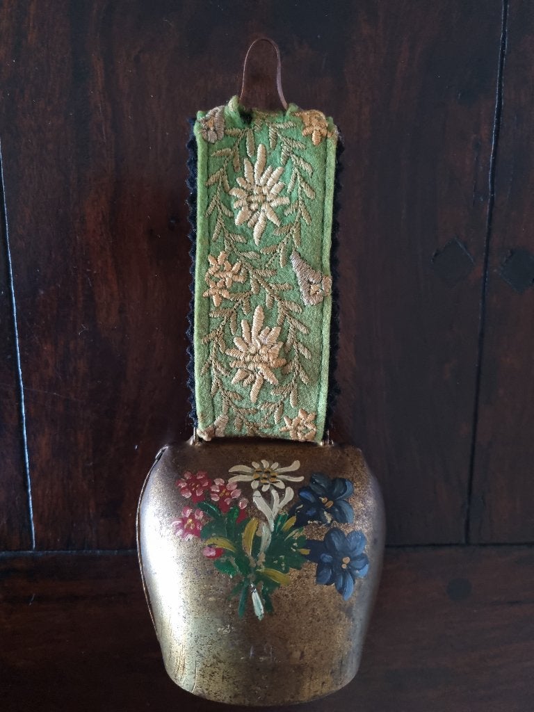 Zeer Oude Koperen Zwitserse Koeienbel., Antiek en Kunst, Ophalen of Verzenden