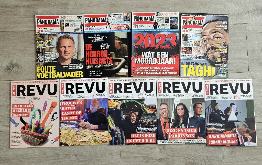 9 x Panorama en Revu tijdschrift ZGAN, Ophalen of Verzenden, Zo goed als nieuw