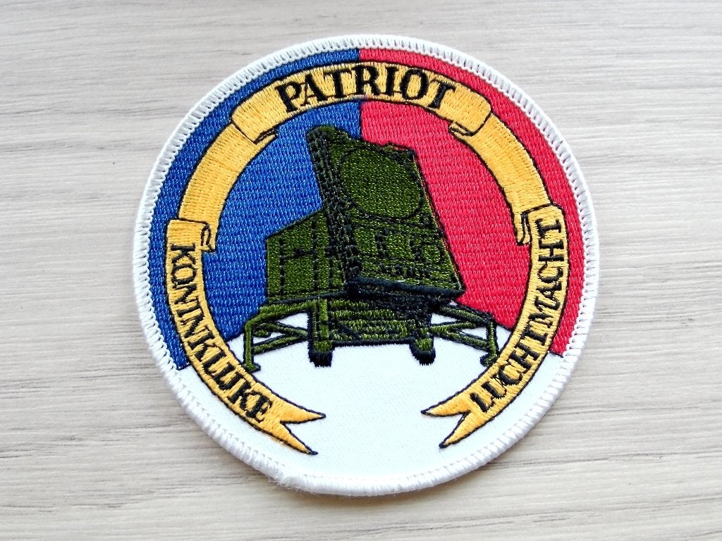 Patch Koninklijke Luchtmacht  Patriot-luchtverdediging, Verzenden, Luchtmacht, Nederland, Embleem of Badge