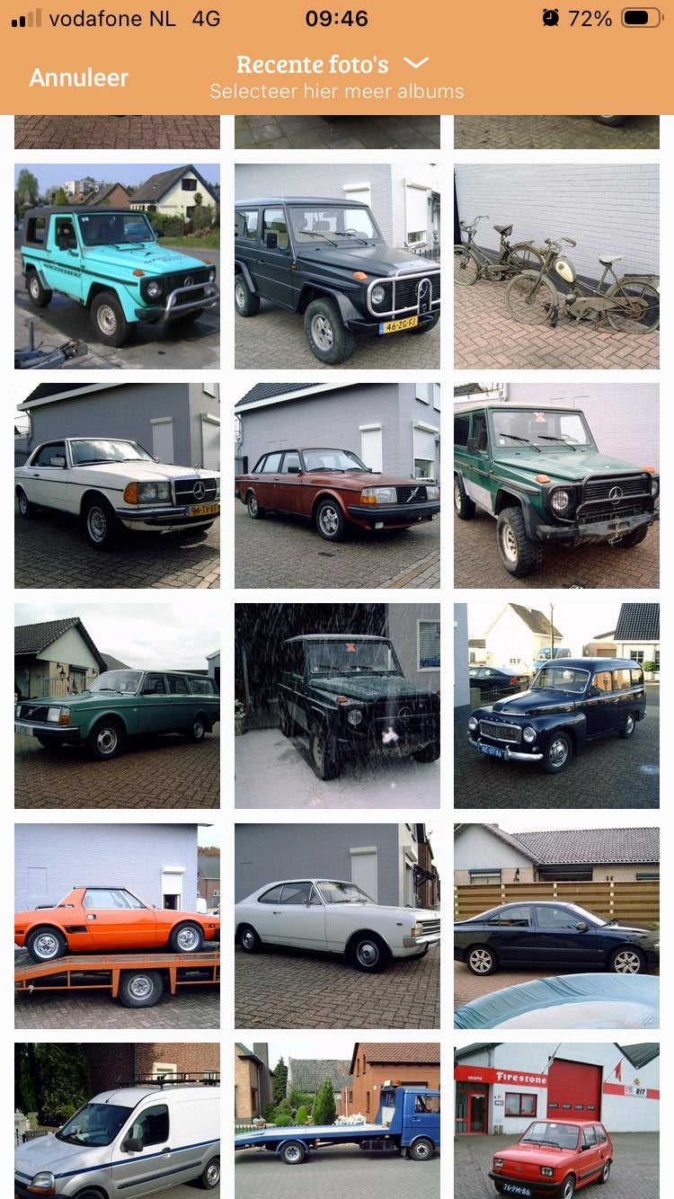 Oldtimers gezocht  project of perfect goed geprijst aub !!, Auto's, Audi, Stof, Blauw, 116 pk, Handgeschakeld