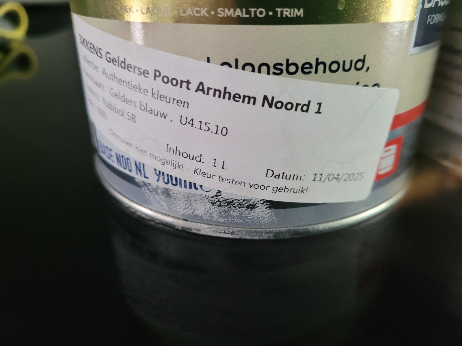 Te koop buiten verf sikkens sb gelders blauw u4.15.10, Ophalen of Verzenden, Blauw