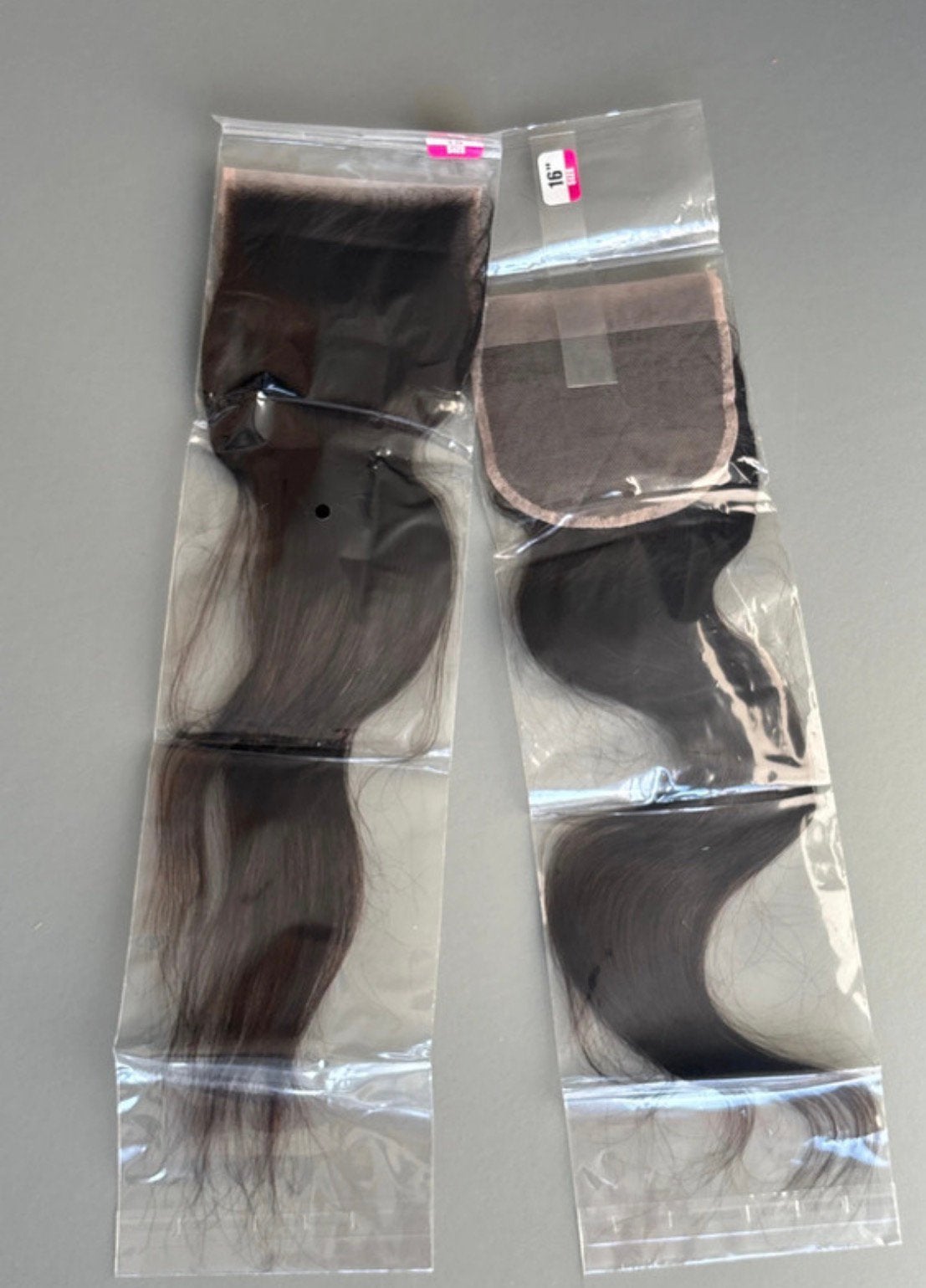 2x Selina 5x5 Hd lace closure Brazillian human hair, Ophalen of Verzenden, Nieuw, Pruik of Haarverlenging
