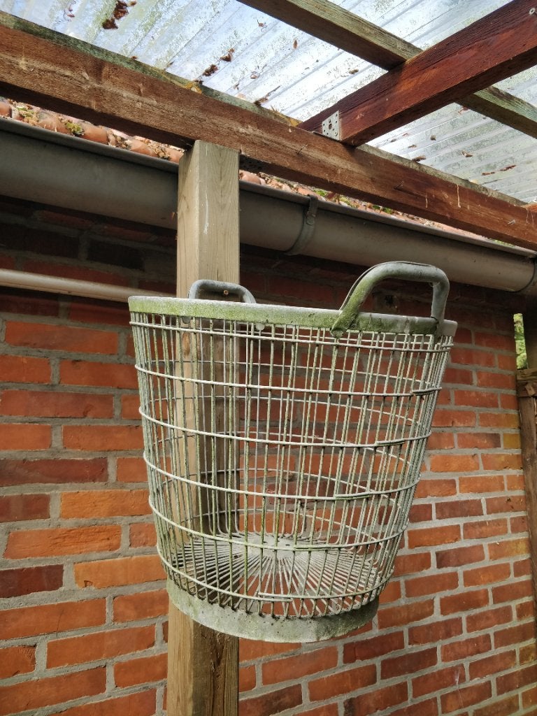 Zinken draadmand, Ophalen, Gebruikt