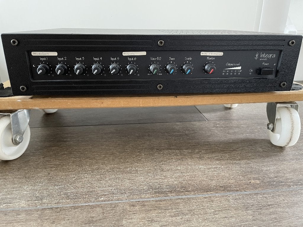 Integra MA 6-120 6-channel amplifier mixer 0887-3402-1H, Audio, Tv en Foto, Versterkers en Receivers, Ophalen of Verzenden, Gebruikt