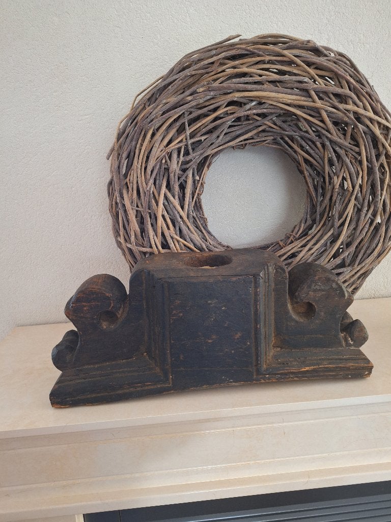 ZGAN mooi ornament/ Aura Peeperkorn, Huis en Inrichting, Woonaccessoires | Overige, Hout, Ophalen of Verzenden, Bruin, Landelijk