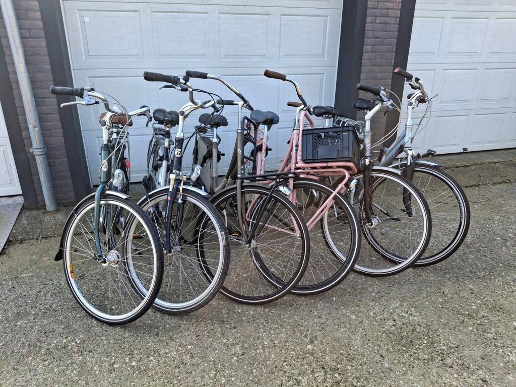 Diversen gebruikte damesfietsen en herenfietsen, 53 tot 56 cm, Ophalen, Gebruikt, Overige merken