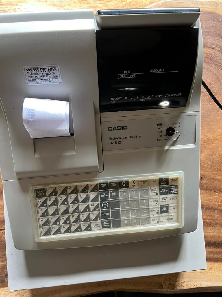 Casio elektronic  cash register tk 810, Ophalen of Verzenden
