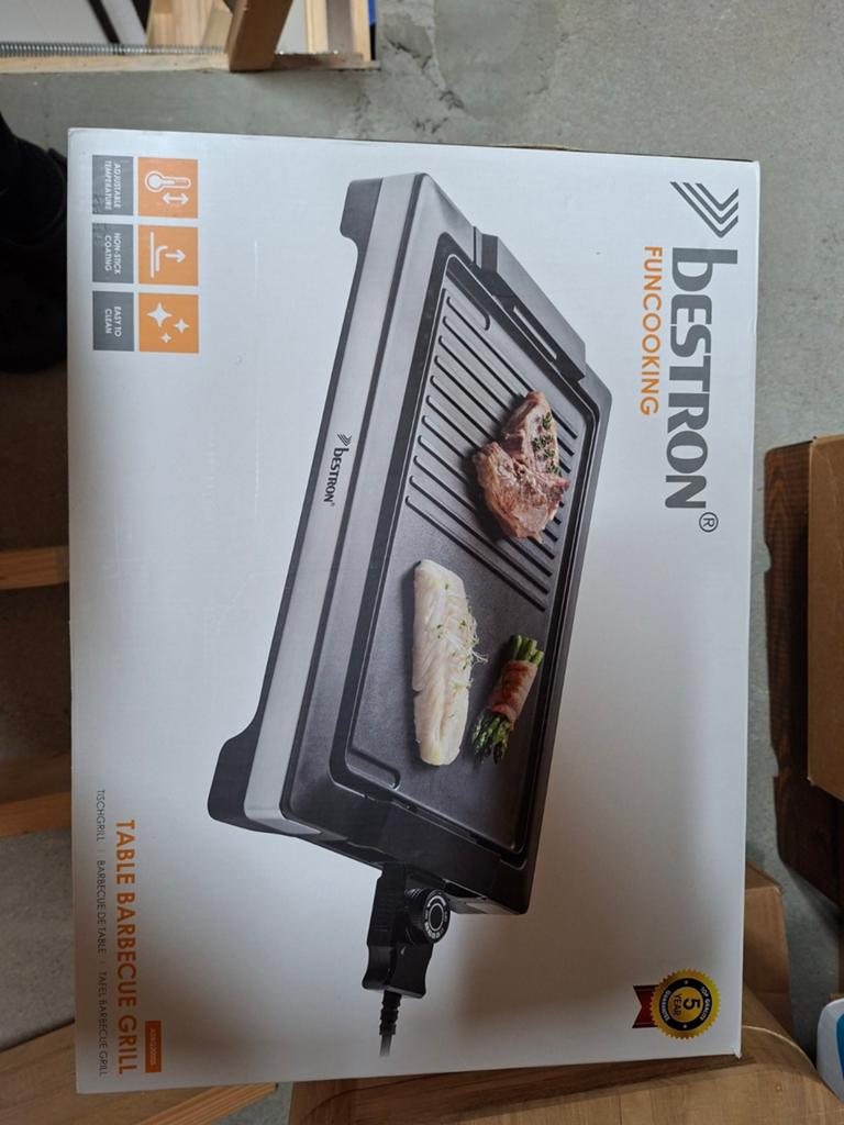 Bestron tafel bbq grill, Ophalen, Zo goed als nieuw, Tafelgrill