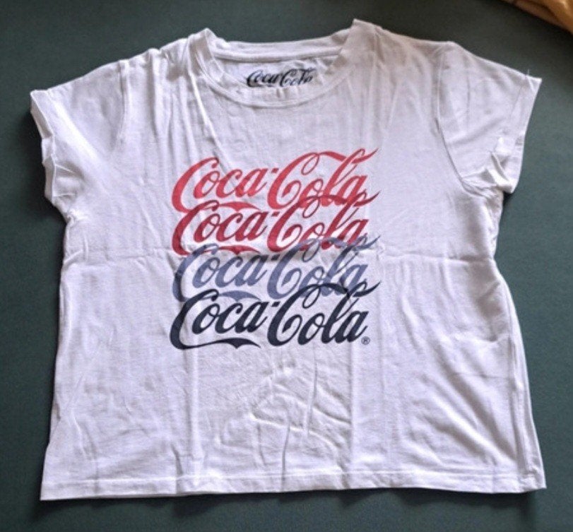 Coca-Cola T-shirt - Maat M, Kleding | Dames, Maat 38/40 (M), Wit, Ophalen of Verzenden, Korte mouw