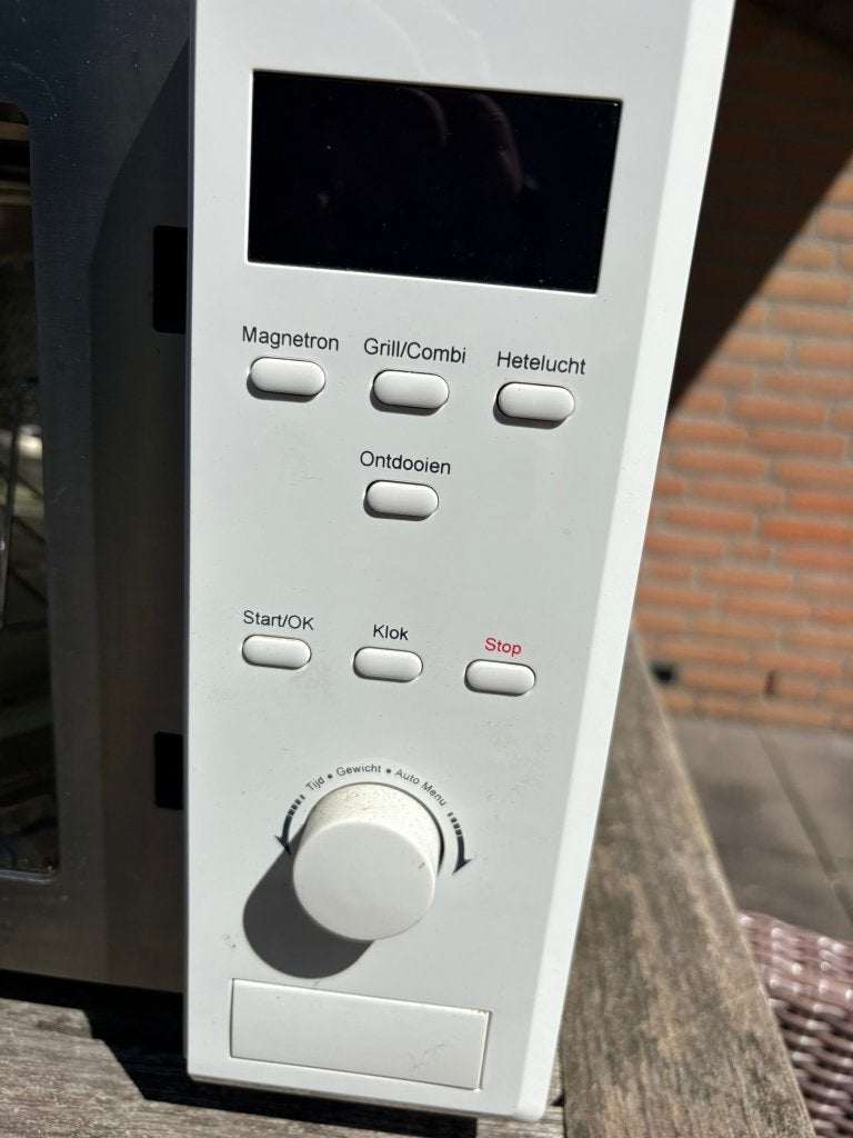 Etna magnetron, Witgoed en Apparatuur, Magnetrons, Gebruikt, Vrijstaand, Combimagnetron, 45 tot 60 cm, Grill, Ophalen of Verzenden