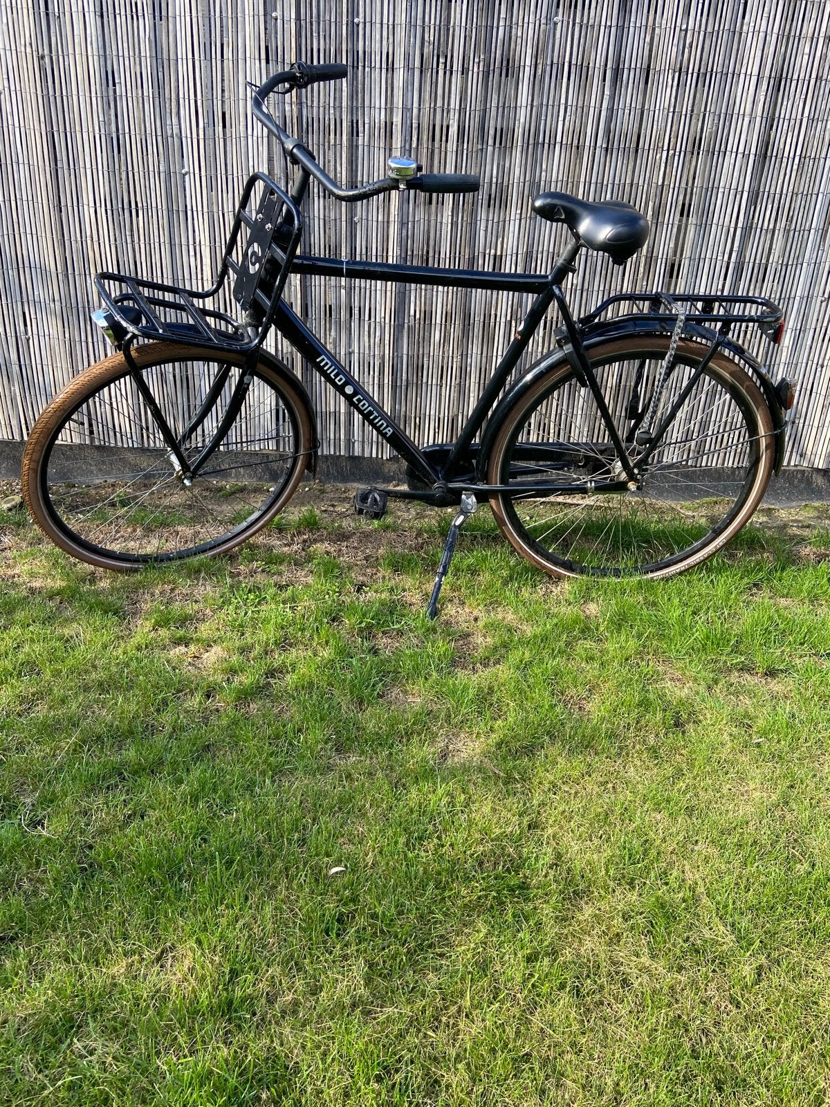 Cortina Milo Transportfiets - Zwart, Terugtraprem, Gebruikt, Versnellingen, Ophalen
