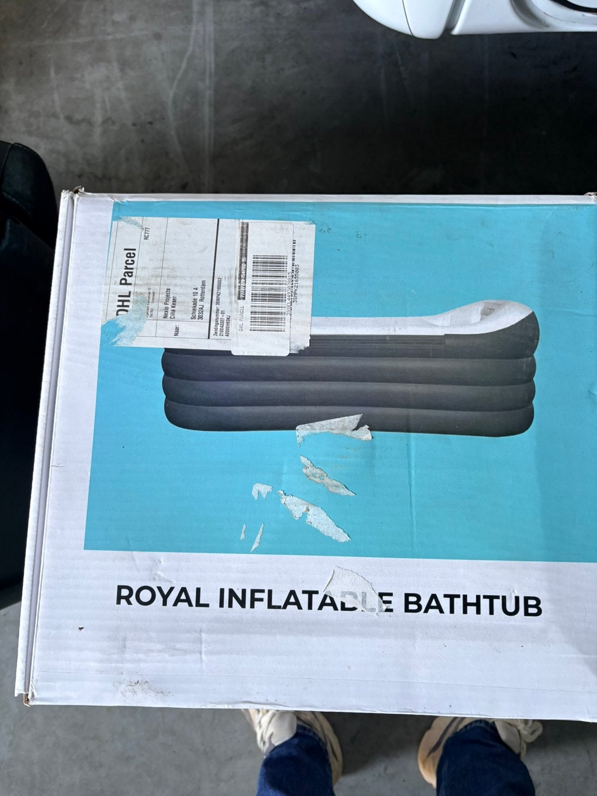 Inflatable bathtub opblaasbad opblaas jacuzzi spa, Ophalen of Verzenden, Nieuw