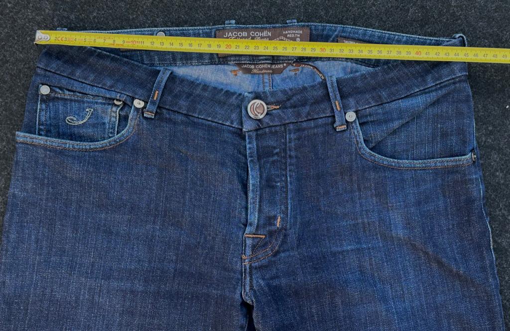 Jacob Cohën model 688 C maat 32, Verzenden, Zo goed als nieuw, Blauw, W32 (confectie 46) of kleiner