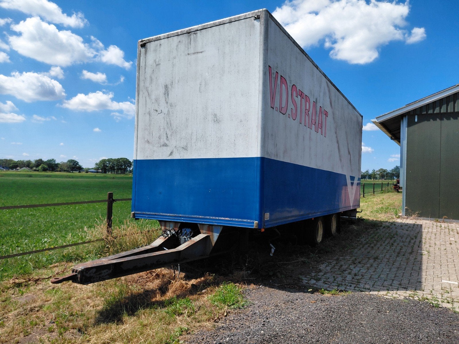 Wipkar, huifaanhanger, verhuiswagen landbouw/vrachtwagen, Ophalen