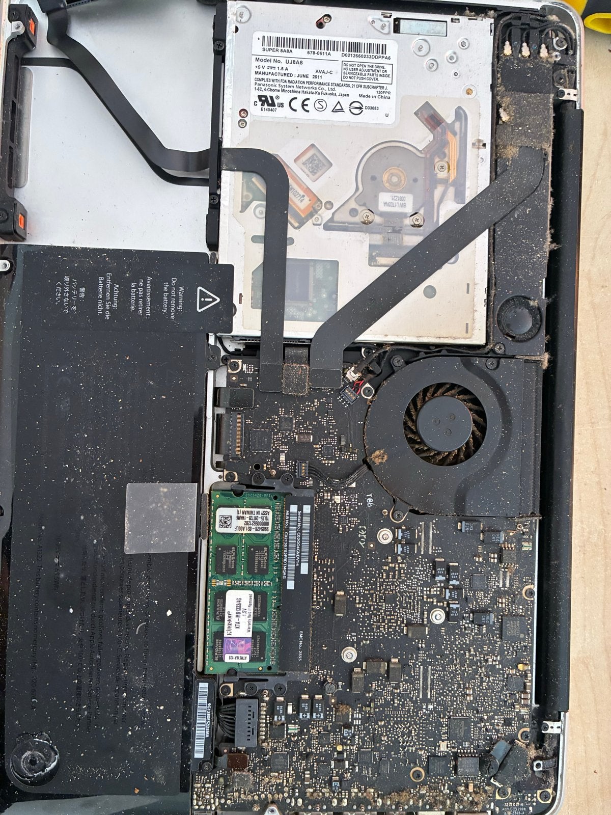MacBook Pro 2011 (zonder SSD), Computers en Software, Apple Macbooks, Minder dan 4 GB, Qwerty, Overige groottes, 128 GB of minder