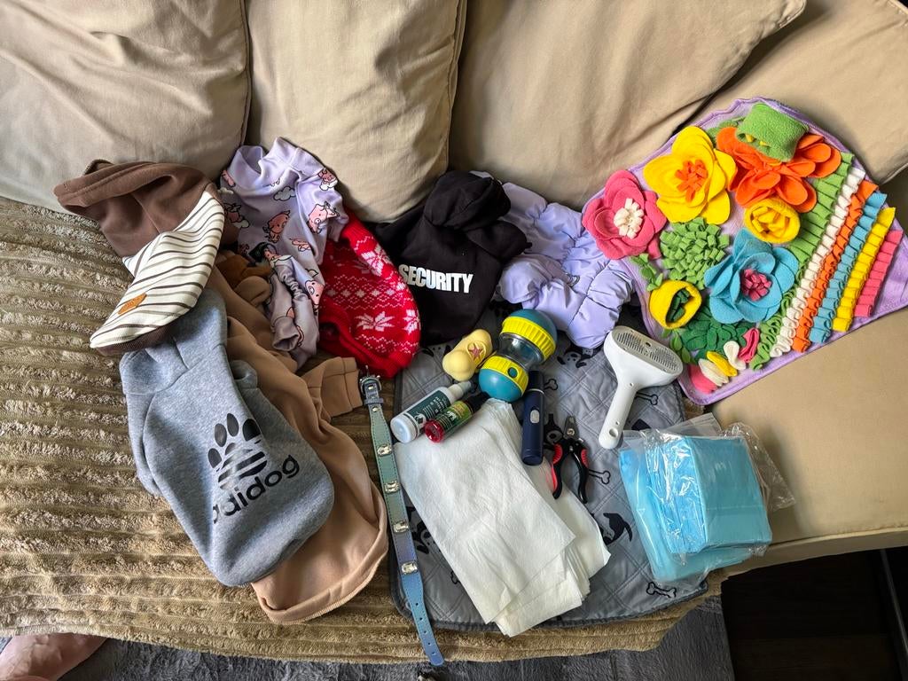 Te koop: compleet puppypakket, Dieren en Toebehoren, Honden-accessoires, Ophalen