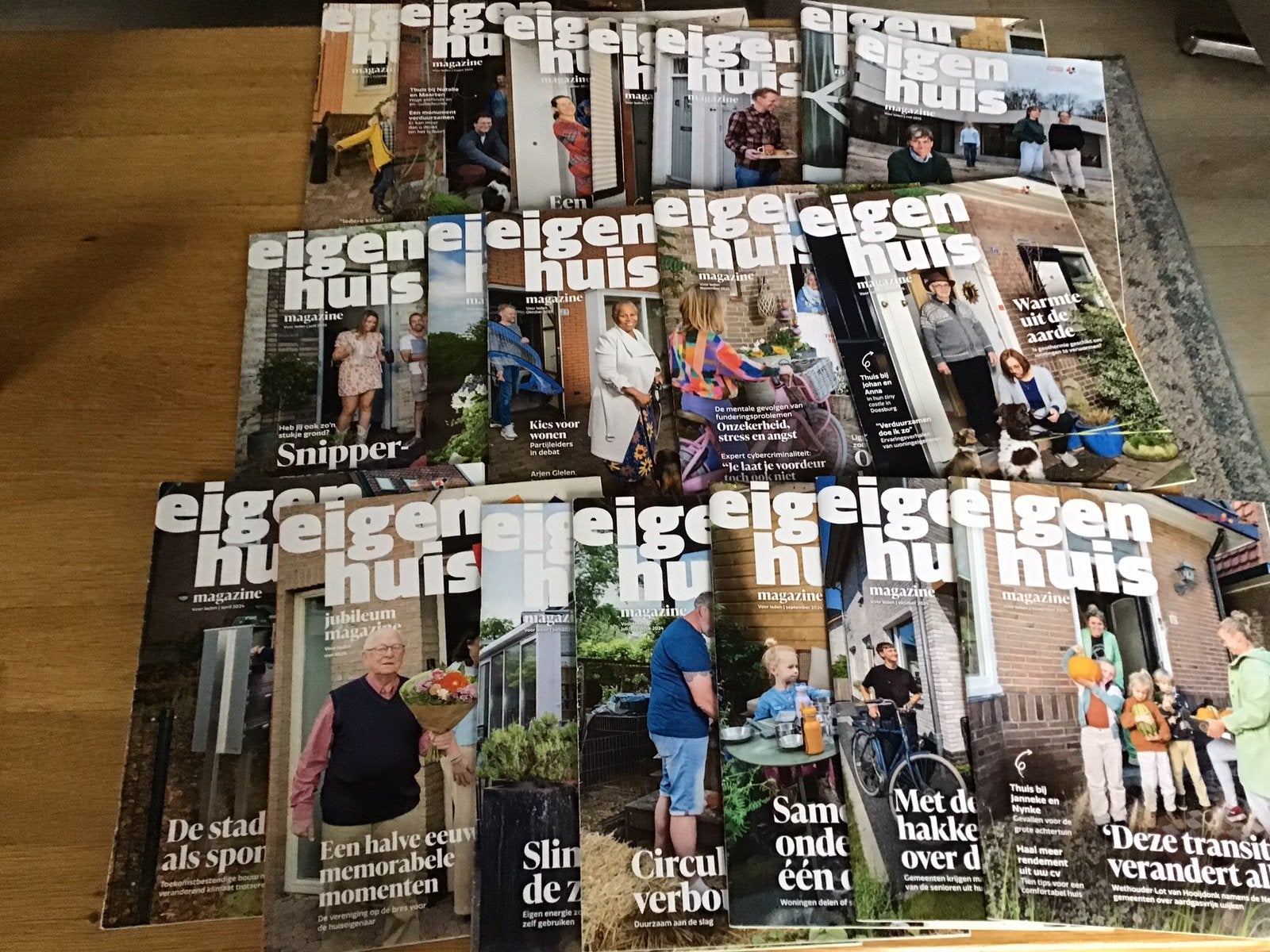 Eigen huis tijdschriften bouwe,verbouwen,isoleren,19 stuks, Ophalen of Verzenden, Zo goed als nieuw
