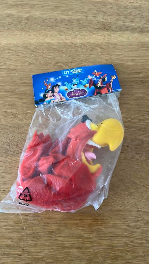 Handpop Aladdin Lago, Verzamelen, Disney, Ophalen of Verzenden, Overige figuren, Zo goed als nieuw, Overige typen