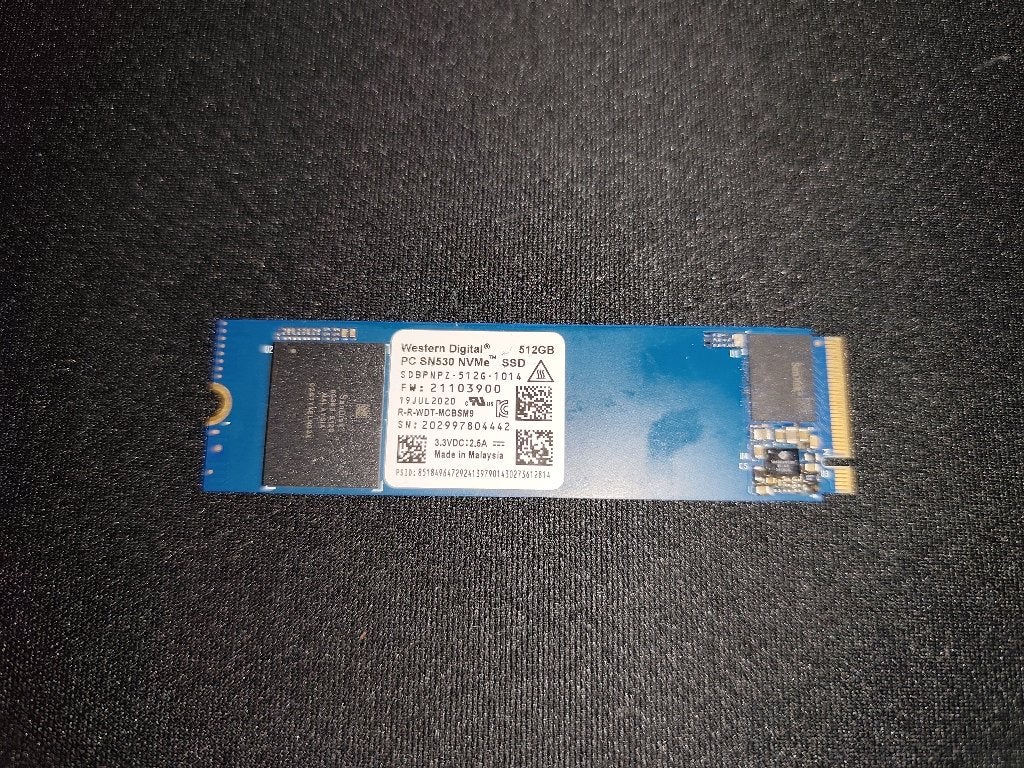 Western Digital PC SN530 NVMe SSD 512GB, Ophalen, Intern, Western Digital (WD), Zo goed als nieuw