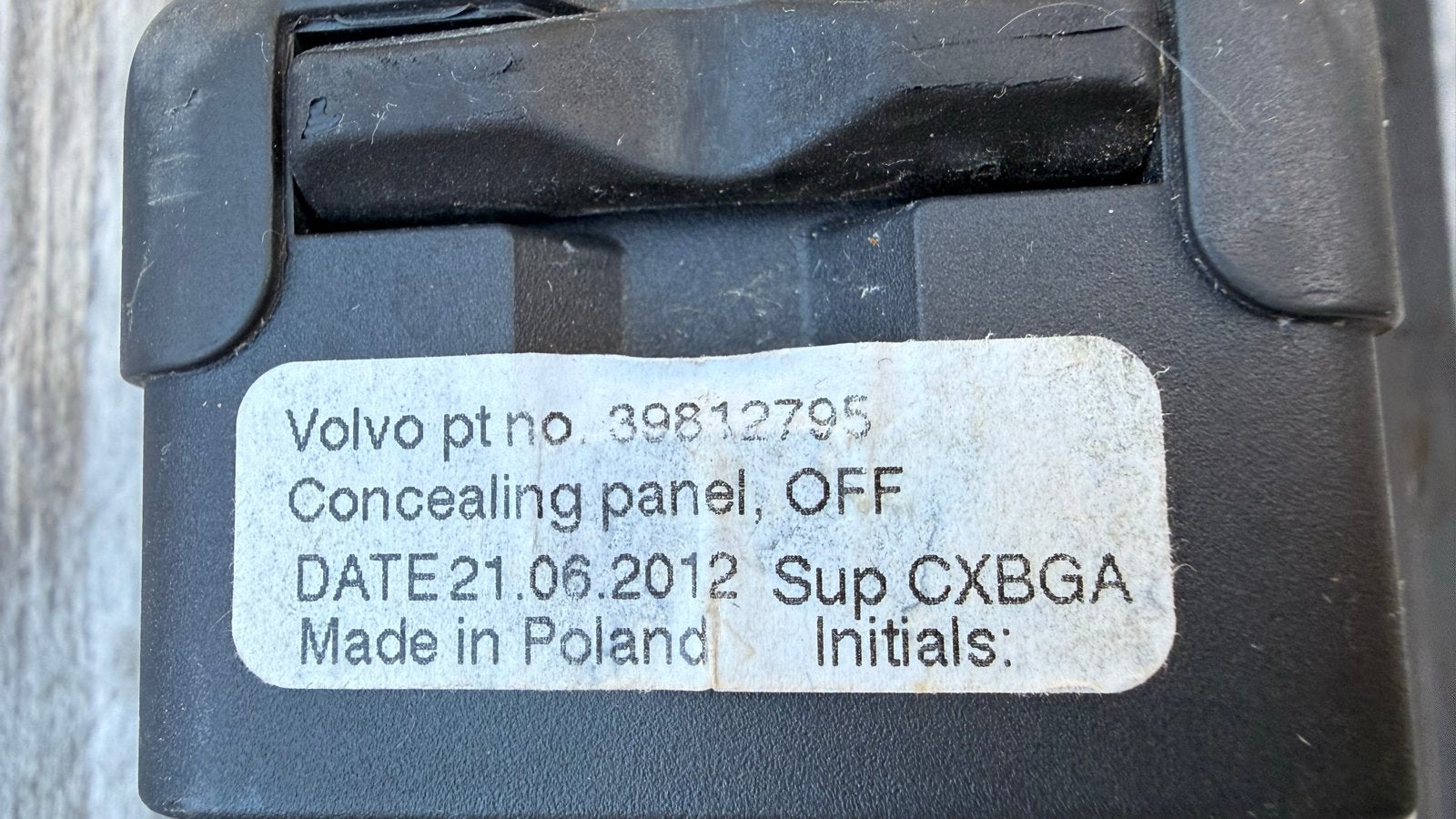Volvo bagageruimte afdekhoes 39812795, Ophalen, Gebruikt, Volvo