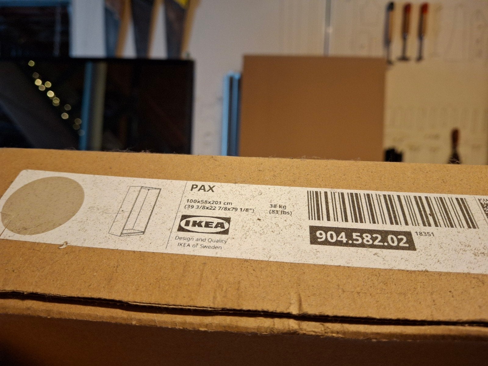 2 x Nieuwe IKEA PAX kast 100x58x201 cm, Ophalen, 200 cm of meer, Nieuw, 50 tot 100 cm