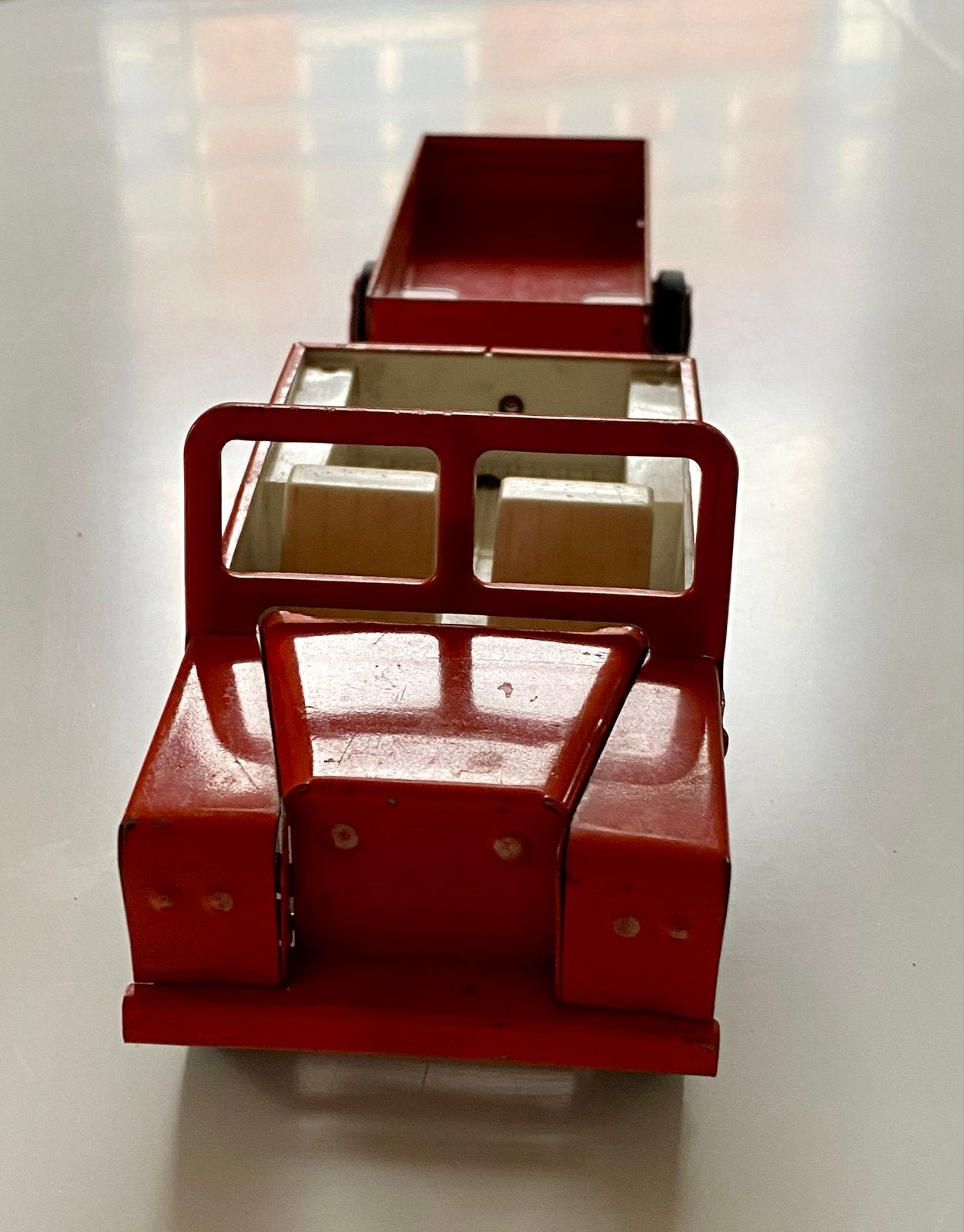 Vintage Mini Hiwa Wild-Life Safari Jeep met aanhanger, Ophalen of Verzenden, Gebruikt