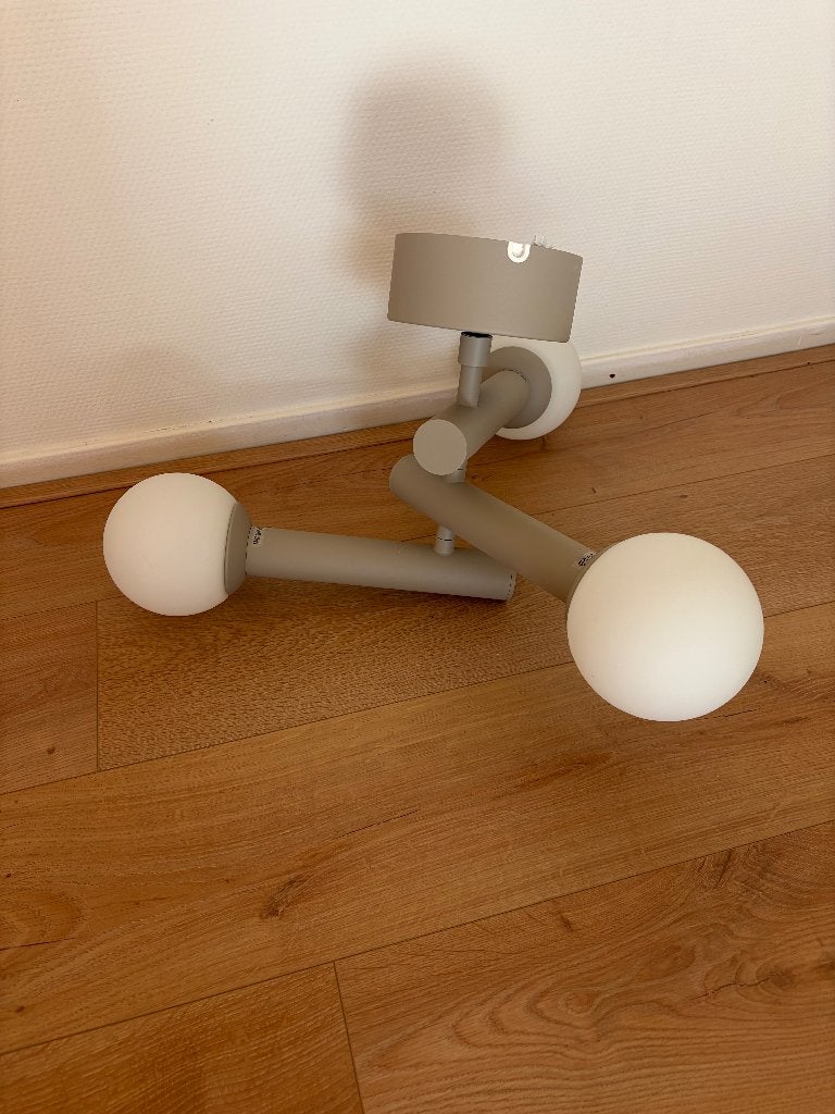 KRANBALK Hanglamp, beige, Ophalen, Zo goed als nieuw, Overige kleuren, Drie
