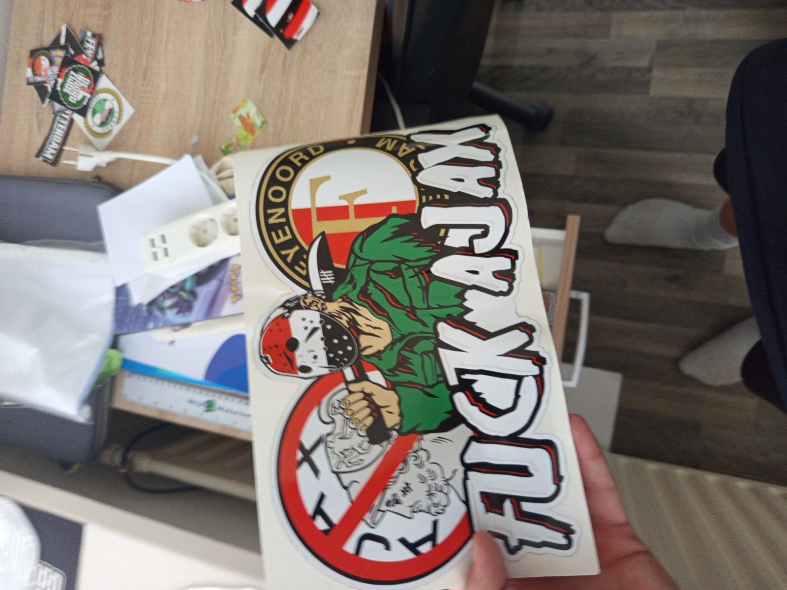 Feyenoord stickers - Diverse collectie, Ophalen of Verzenden, Zo goed als nieuw, Sport