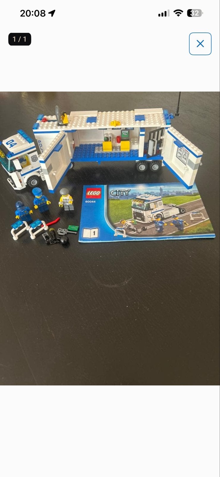 Lego City 60044 Mobiele Politie Eenheid, City, Lego, Ophalen of Verzenden, Zo goed als nieuw