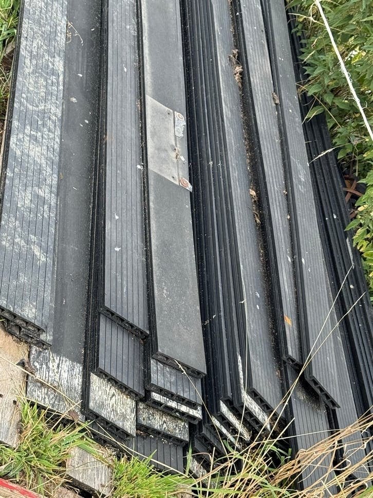 Gebruikte Vlonderplanken 3m en 1.40/1.50m) - Wijhe, Tuin en Terras, Terrasdelen en Vlonders, Ophalen of Verzenden, Gebruikt, Kunststof