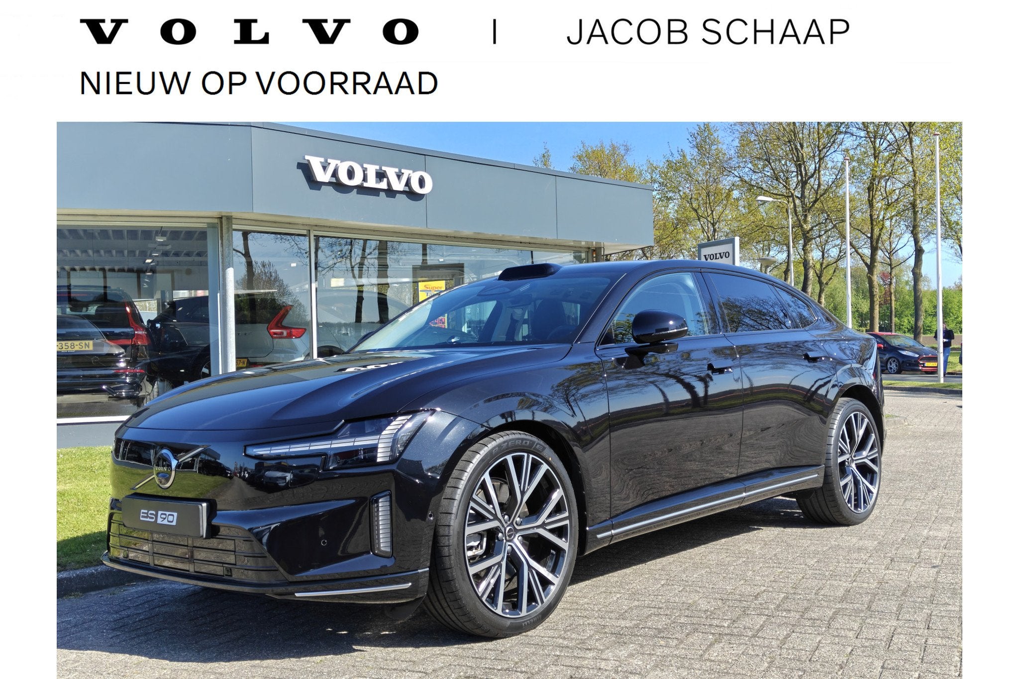 Volvo ES90 Single Motor Extended Range Ultra 92 kWh | Climat, Auto's, Volvo, Automaat, Achterwielaandrijving, Zwart, Zwart