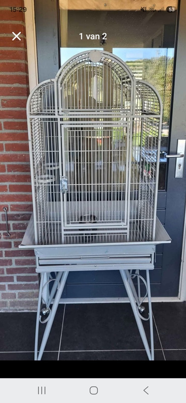 mooie vogelkooi, Ophalen, Zo goed als nieuw