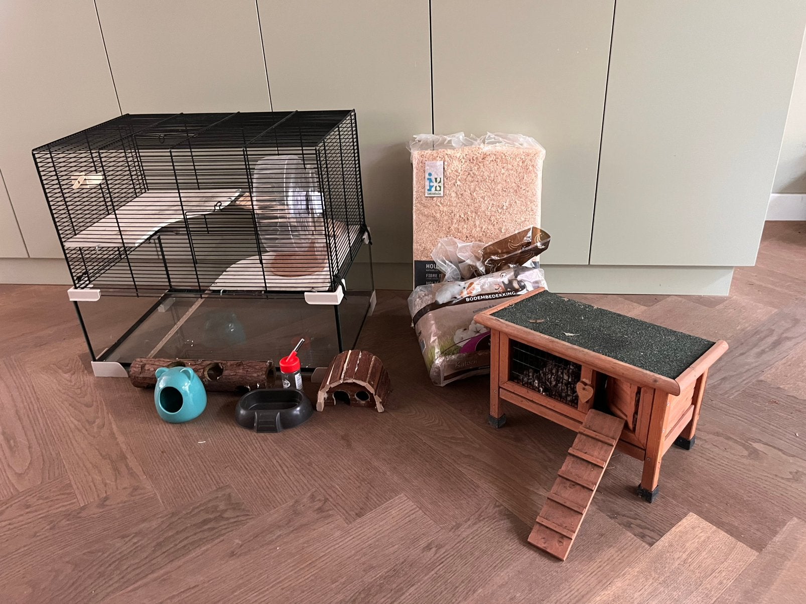 Hamsterhok Ferplast Karat 80, Gebruikt, 75 tot 110 cm, Ophalen, Minder dan 60 cm
