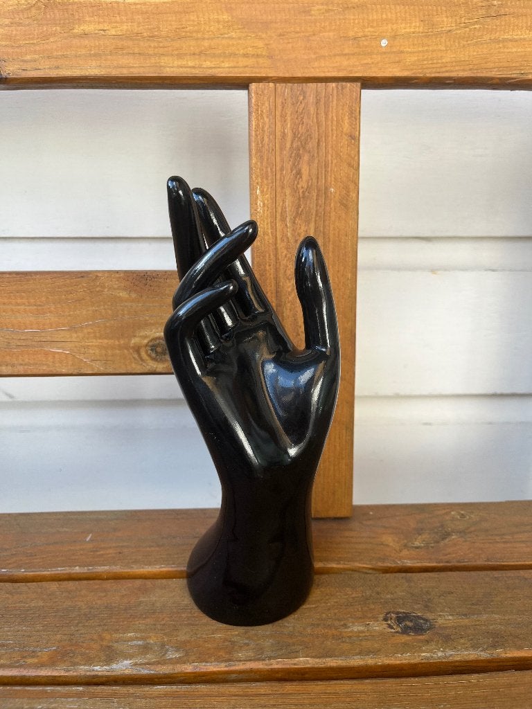 Sierraden paspop hand zwart display / decoratie, Ophalen of Verzenden