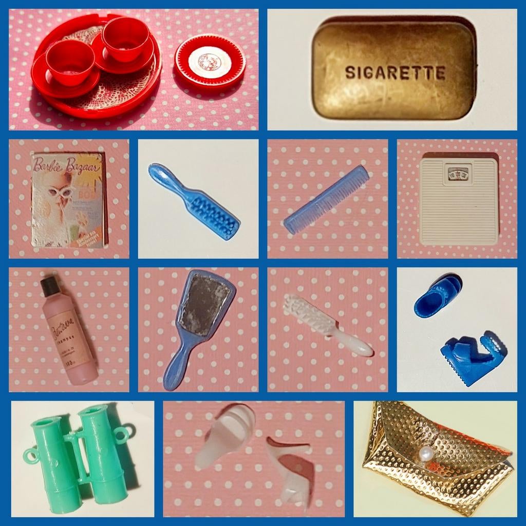 Vintage Barbie spulletjes jaren 60 70 clone & Mattel, Verzamelen, Poppen, Ophalen of Verzenden, Gebruikt, Accessoires