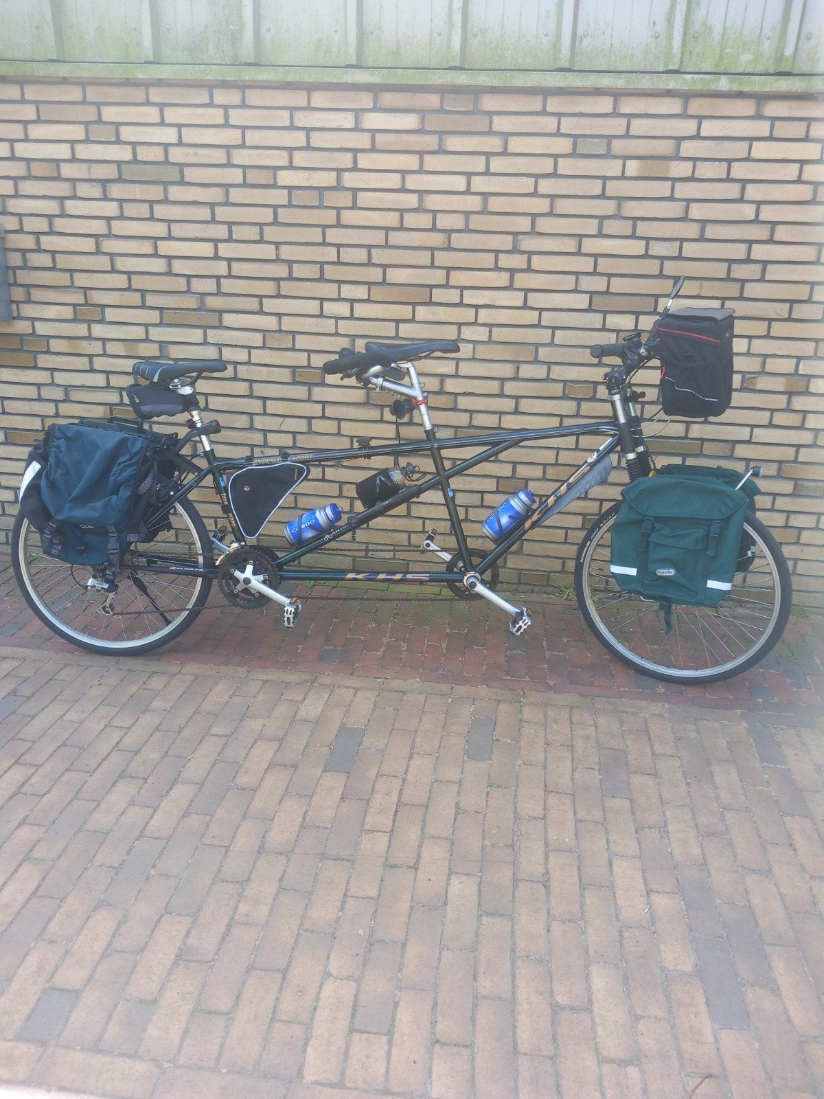 KHS Mountainbike Tandem, Vakantie Tandem., Ophalen, Vering, Zo goed als nieuw, 47 tot 51 cm