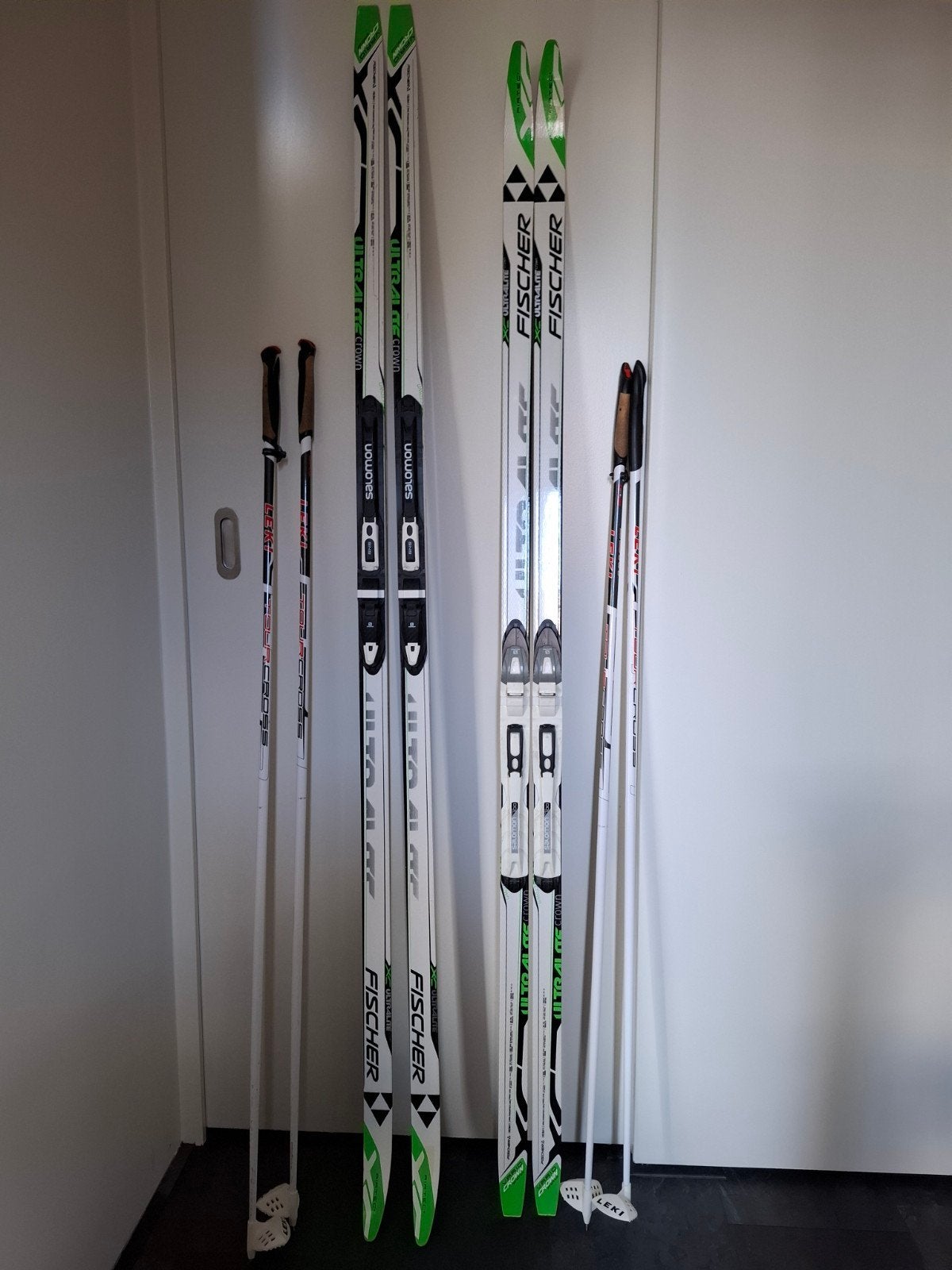 langlauf ski's en schoenen, Overige typen, Zo goed als nieuw, Ophalen, Overige merken
