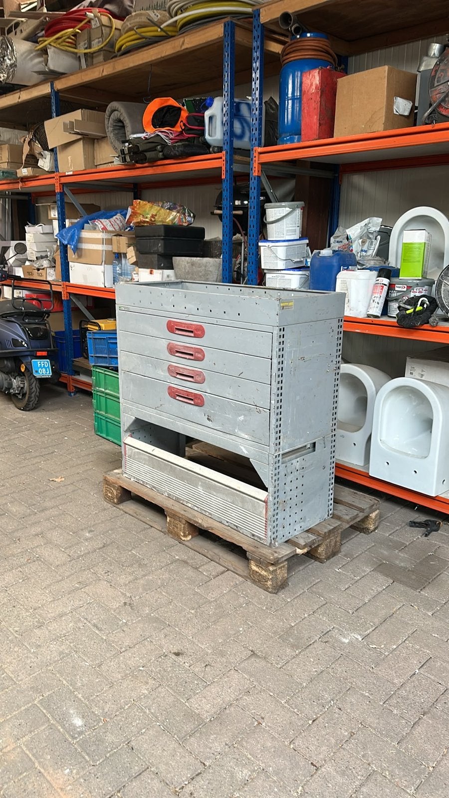 Ladenkast caddy 5 laden 103 breed 42 diep 100 hoog, Ophalen, Gebruikt
